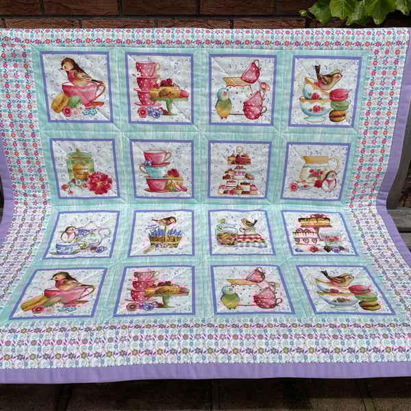 Handmade Patchwork Quilt - Afternoon Tea