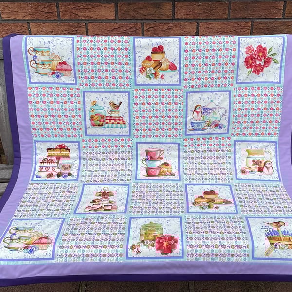 Handmade Patchwork Quilt - Afternoon Tea