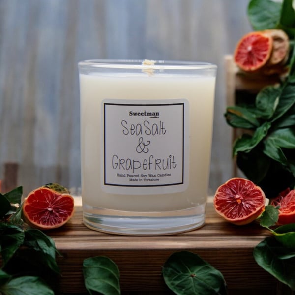 Sea Salt & Grapefruit Candle
