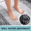 Arotive Microfiber Bathroom Rugs, Shaggy Soft and Absorbent Bath Rug, Non-Slip, Thick Plush Machine Washable Dry Bath Mats for Bathroom, Tub and...