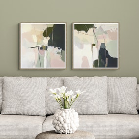 Artko Set of 2 Muted Minimalism Abstract Framed Prints