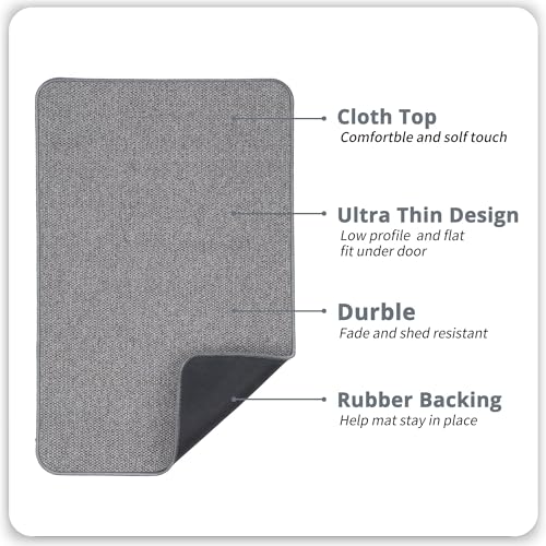 Bath Mat,Ultra Thin Bathroom Rugs,Rubber Bath Mats for Bathroom,No Slip Bath Rugs,Quick Dry,Machine Washable,Low Pile,Absorbent,Shower...
