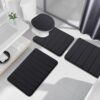 Buganda Memory Foam Bath Mat, 24" x 16", Ultra Soft and Non-Slip Bathroom Rugs, Water Absorbent and Machine Washable Bath Rug for Bathroom, Shower,...