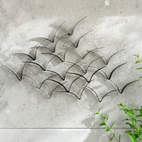 Coastal Birds Metal Indoor Outdoor Wall Art