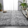 Large Shag Area Rugs 6 x 9, Tie-Dyed Plush Fuzzy Rug for Living Room, Ultra Soft Fluffy Furry Rugs for Bedroom, Indoor Carpet Nursery Rugs for Kids...