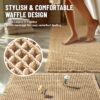Large Waffle Bath Mat Set, Non Slip Bathroom Mat Set, Ultra Absorbent Bath Mats for Bathroom Decor, Extra Soft Floor Bathroom Rugs Sets 2 Piece,...