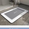 MontVoo-Bath Mat-Bathroom Mat Rug Non Slip Super Absorbent Stain Resistant Quick Dry Thin Bathroom Rug-Bath Mats for Bathroom Floor Bathtub...