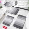 OLANLY Bathroom Rugs Mat 30x20, Extra Soft Absorbent Microfiber Bath Rugs, Rubber Backing, Quick Dry, Machine Washable Bath Mats for Bathroom...