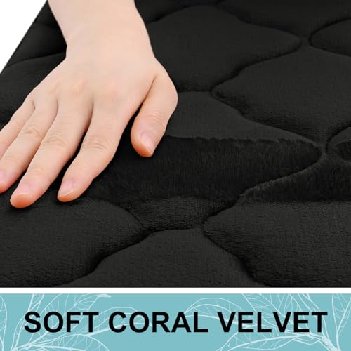 OLANLY Memory Foam Bath Mat Rug 24x16, Ultra Soft and Absorbent Bathroom Rugs, Non-Slip, Comfortable, Machine Washable Bath Carpet for Bathroom...