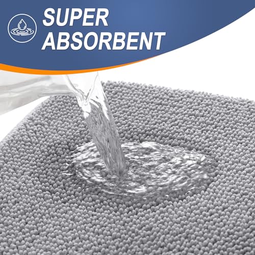 OLANLY Thick Memory Foam Bath Mat Rug 30x20, Extra Soft Absorbent Bathroom Rugs, Quick Dry Bath Mats, Non-Slip, Machine Washable Carpet for...