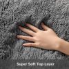 Ophanie Area Rugs for Bedroom, Upgrade Non-Slip Grey Fluffy Soft Shag Carpet, Indoor Floor Gray 4x6 Fuzzy Shaggy Living Room Plush Rug for Kids...