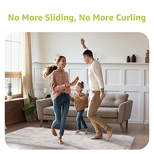 Rabenda 12 Pcs Rug Tape, Non Slip Rug Pads Grippers for Hardwood Floors and Tiles, Reusable Carpet Tape for Area Rugs, Double-Sided Adhesive Rug...