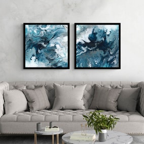 Set of 2 Topaz Dream Framed Prints