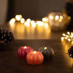 Set of 3 LED Pumpkins