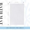 White Classic Luxury Bath Mat Floor Towel Set - Absorbent Cotton Hotel Spa Shower/Bathtub Mats [Not a Bathroom Rug] 22"x34" | 2 Pack | White