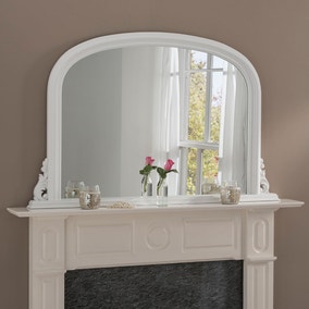Yearn Decorative Arched Overmantel Wall Mirror Yearn Decorative Arched Overmantel Wall Mirror