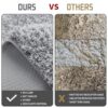 Yimobra Bathroom Rugs Non Slip Washable 24x17, Ultra Soft and Water Absorbent Bath Mats, Plush Fluffy Shower Mat Outside, Microfiber Thick Matts...