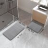 Yimobra Memory Foam Bathroom Rugs Sets 2 Piece - Super Soft Absorbent Quick Dry Bath Mat Set, Machine Washable Non Slip Floor Carpet for Tub Shower...