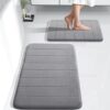 Yimobra Memory Foam Bathroom Rugs Sets 2 Piece - Super Soft Absorbent Quick Dry Bath Mat Set, Machine Washable Non Slip Floor Carpet for Tub Shower...